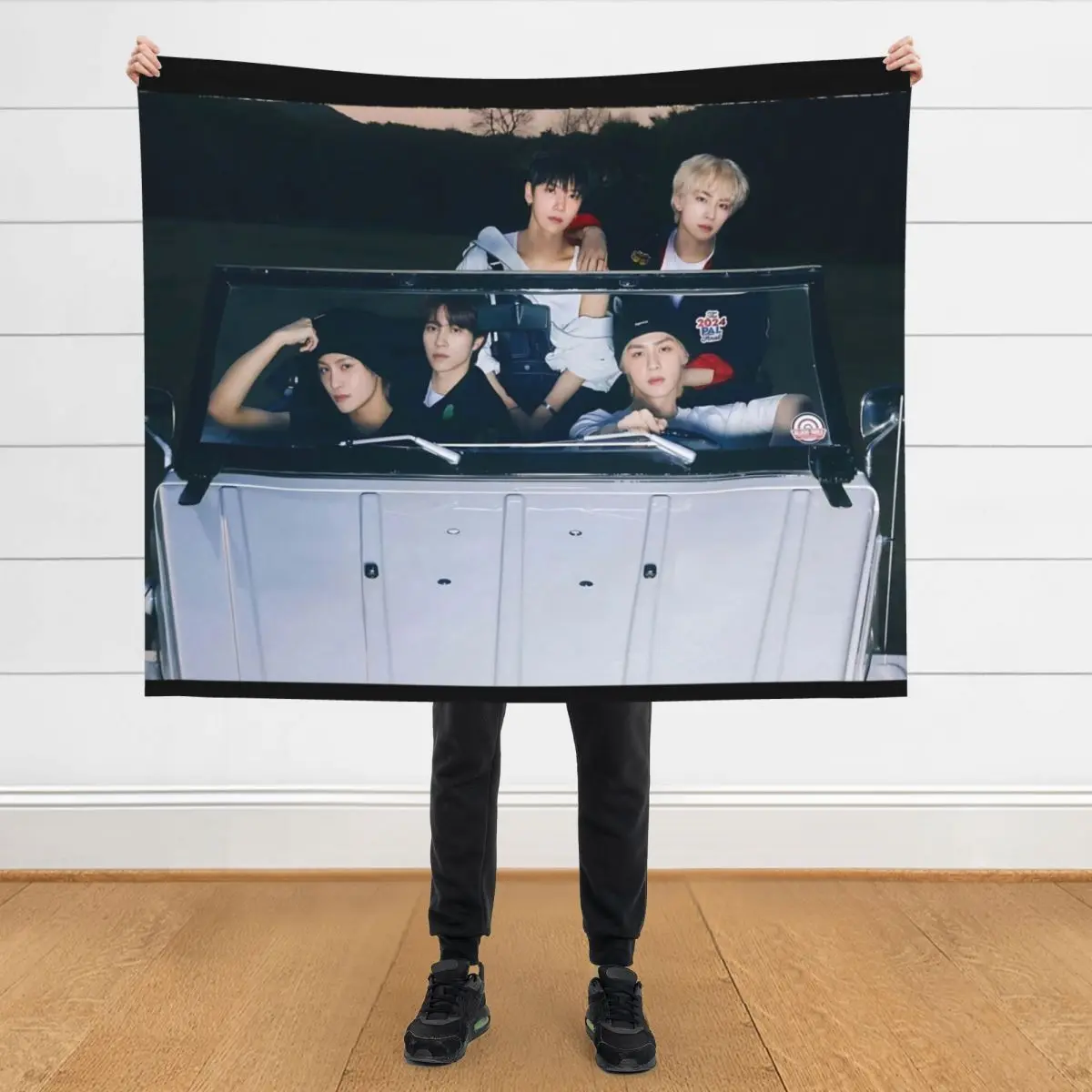 

WayV GiveMeThat Throw Blanket Quilt Plaid on the sofa funny gift Blankets