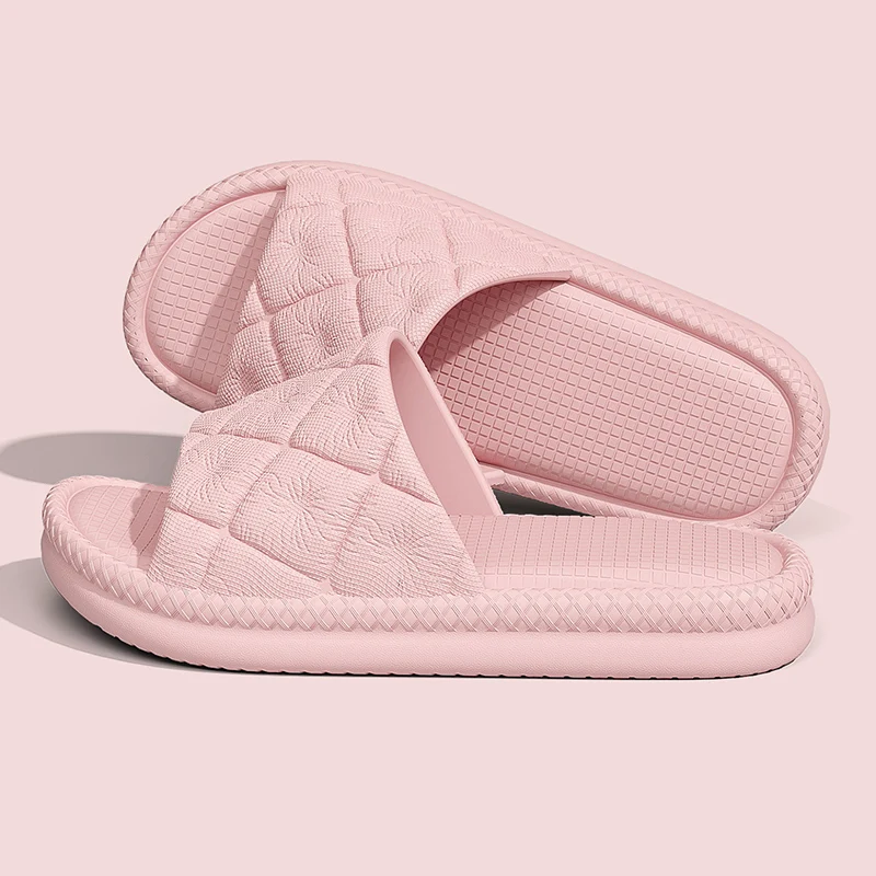 

Eva Soft Sole Massage Platform Slippers Women 2026 Summer Thick Sole Cloud Slides Woman Non-Slip Outdoor Beach Flip Flops Mujer