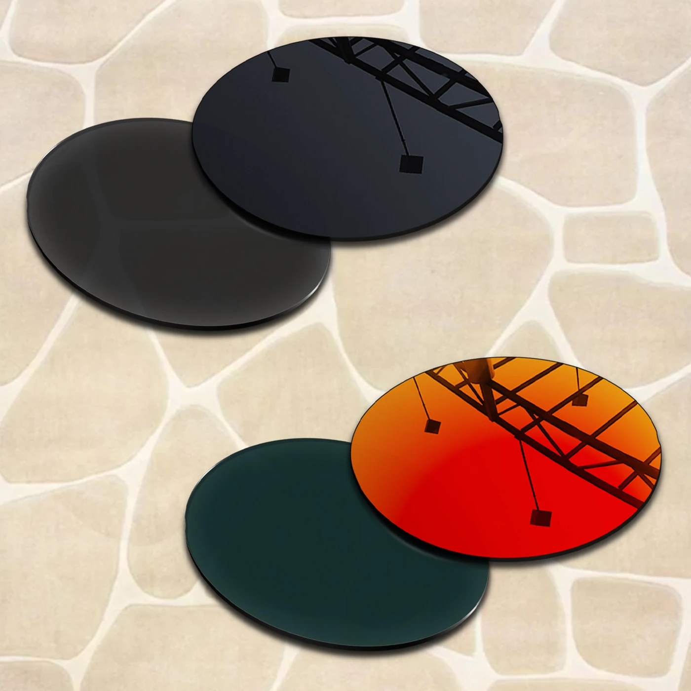 

100% сменные поляризационные линзы с защитой от ультрафиолета для Oakley Plantaris OO9437, 63 мм, ударопрочная оправа