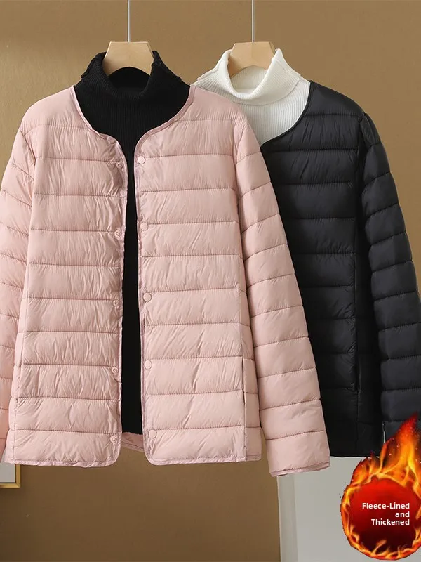 

Легкая хлопковая куртка Thiened, круглая теплая зимняя верхняя одежда, женское свободное модное пальто Sli для поездок на работу