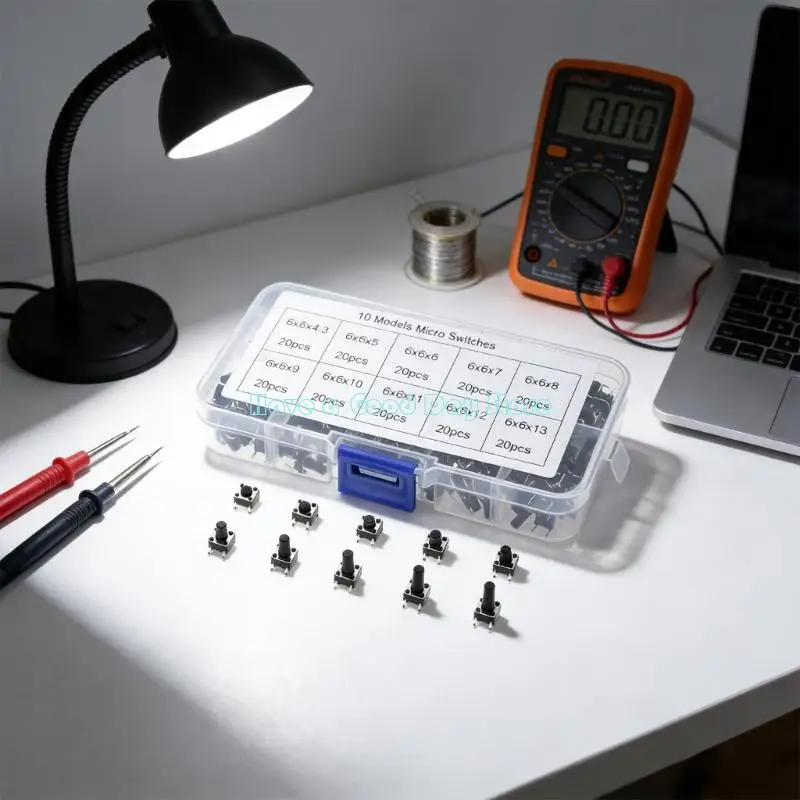 462D 100/200Pcs Push Button Touch Small Switcher Buttons Component Package Car Remote Control Industrial