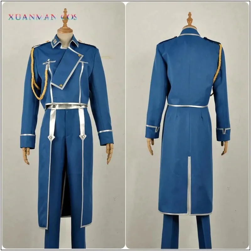 زي Fullmetal الخيميائي الجديد لعام 2025 سترة العقيد روي موستانج الزي العسكري التأثيري الملازم ريزا هوك ☆ wrl ☆