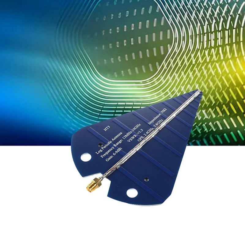 UWB Log Periodic Antenna HT5 Antenna 1575Mhz 2.4Ghz 5.8Ghz Mapping Wideband Antenna