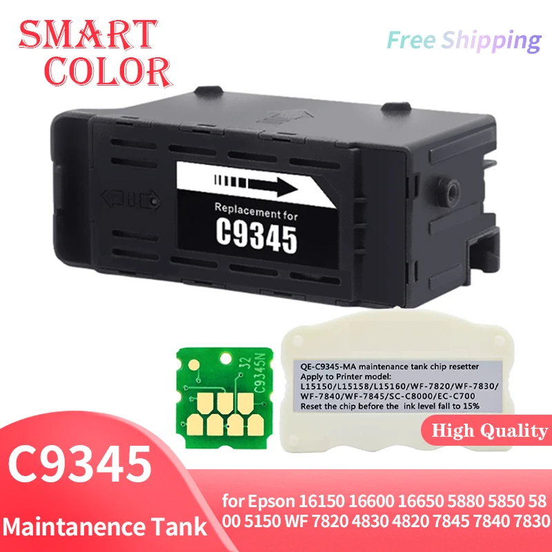 エプソンプリンター用c9345廃棄物インクタンク、l15150、l15160、l15158、l15168、l6578、l6558、wf-7820、7830、eb-5800、eb-5850、eb-5880
