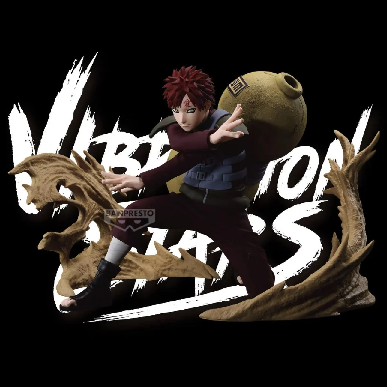 

In Stock Bandai Original Banpresto NARUTO Vibration Stars Plus Gaara Anime Action Figure Model Figures Toys