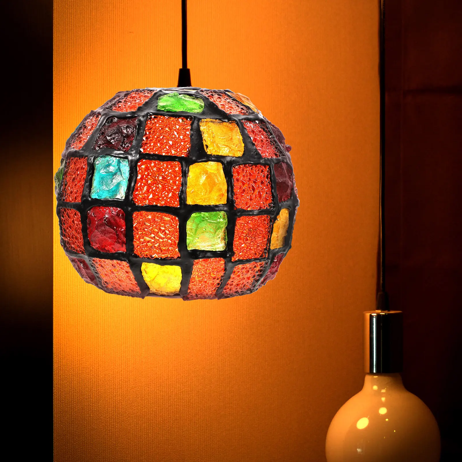 small-indoor-light-cover-e26-e27-lampshade-colorful-mosaic-ceiling-lamp-stylish-retro-lamp-shade-decorative-lighting
