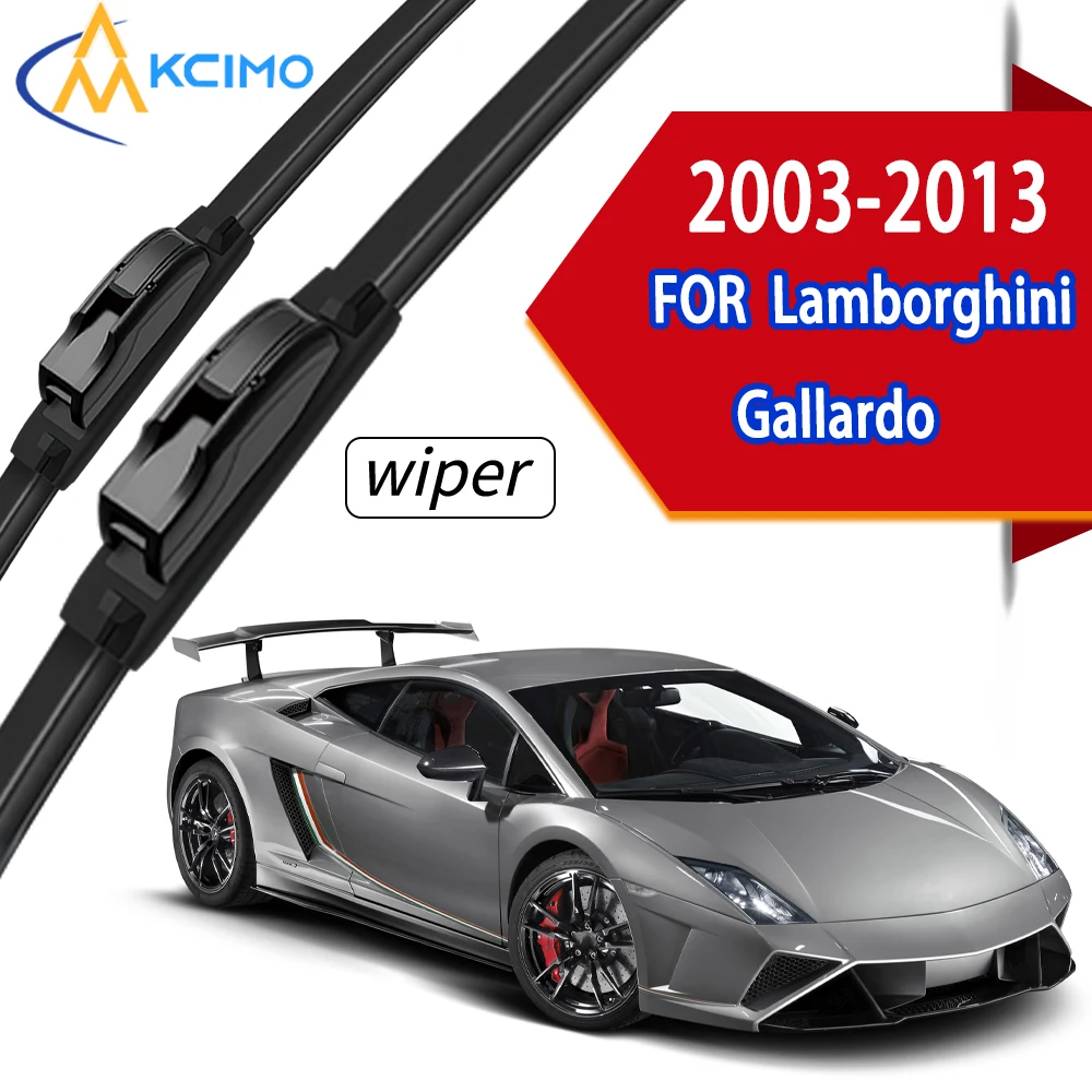 

Premium Front Windscreen Wiper Blades with High-Density Rubber, Custom Fit for Lamborghini Gallardo 2003-2013.