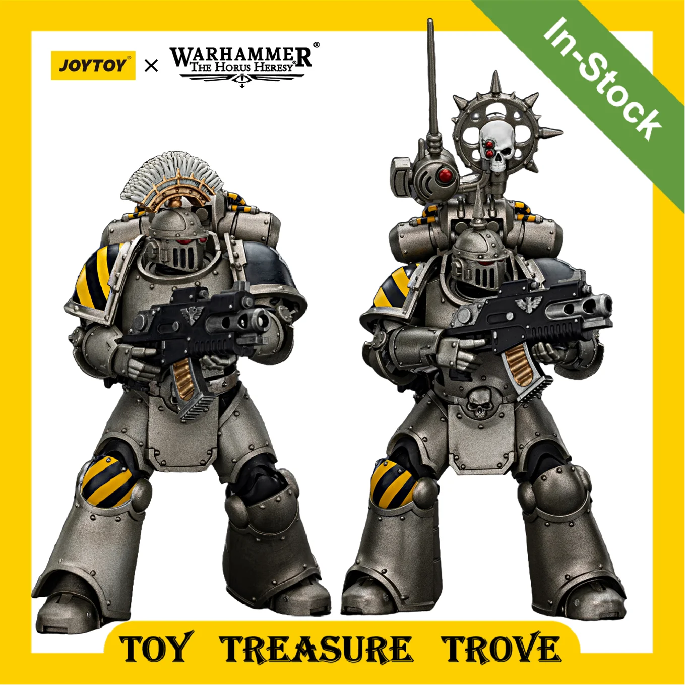 

[In stock] JOYTOY Warhammer 30k 1/18 Action Figures Iron Warriors MKlll Tactical 2PCS ColltctionToy Figure