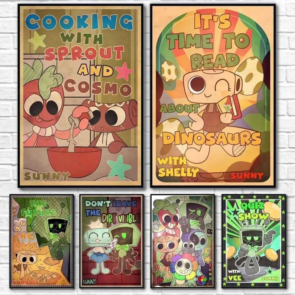 

D-Dandys World Meme Astro Poster Home Living Bed Room Bar Hallway Sticky Wall Art Printing Waterproof Aesthetic Decor