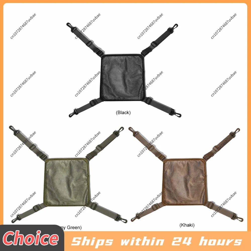 Backpack Helmet Net Cover Outdoor Casual Backpack Net Pocket Backpack Accessory Multi-Purpose Storage Carrying Pouch