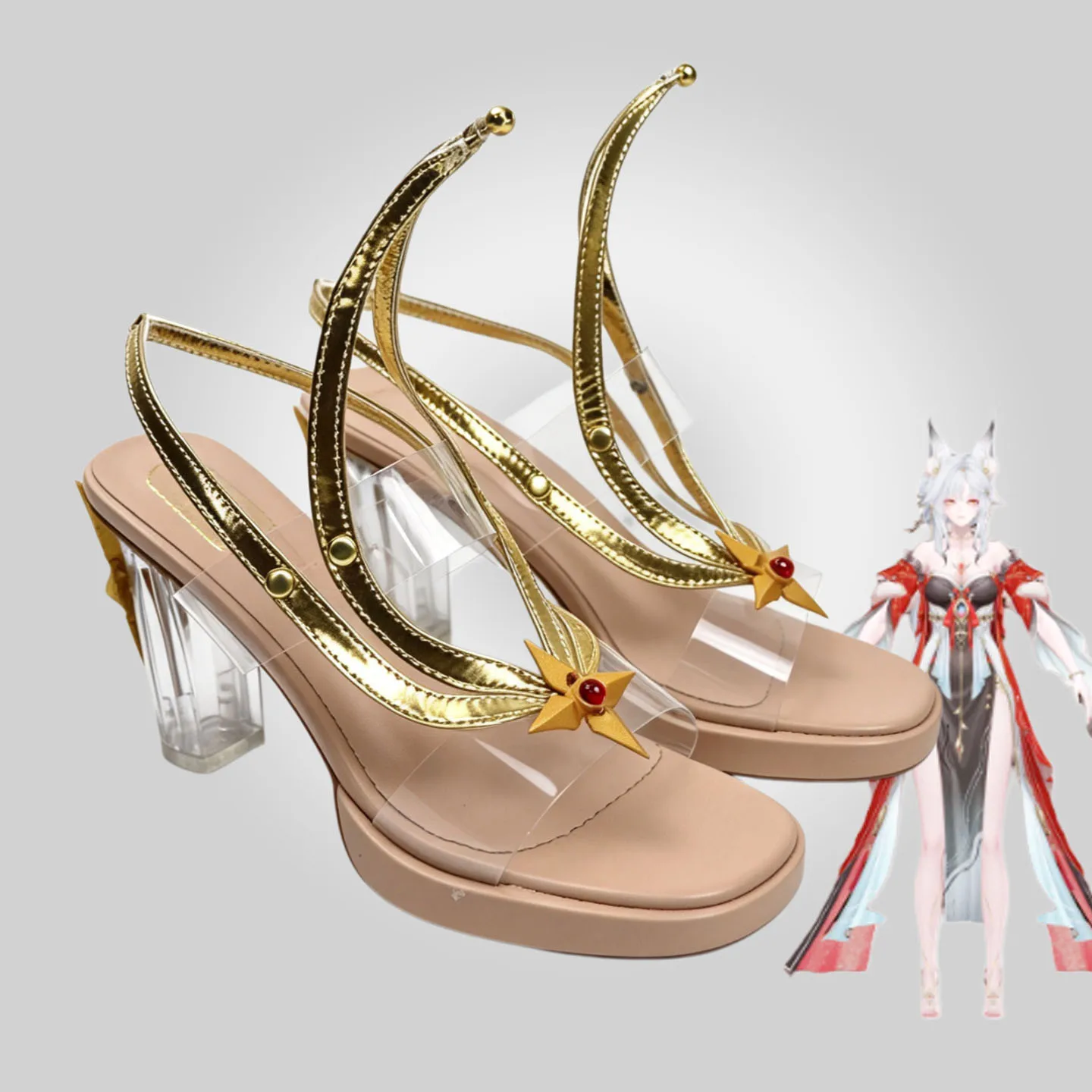 wuthering-waves-the-moon-fox-hsin-cosplay-shoes-high-heel-sandals-custom-made