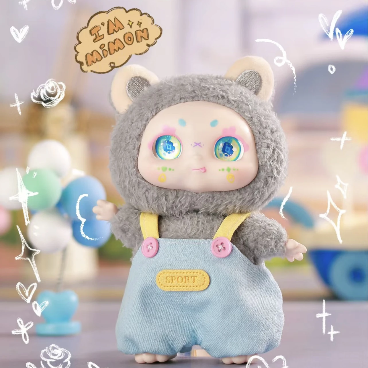 كيمون ميمون أنا ميمون سلسلة صندوق أعمى لعبة Kawaii دمية ظهره قلادة صندوق غامض لطيف أنيمي الشكل الاطفال مفاجأة الهدايا