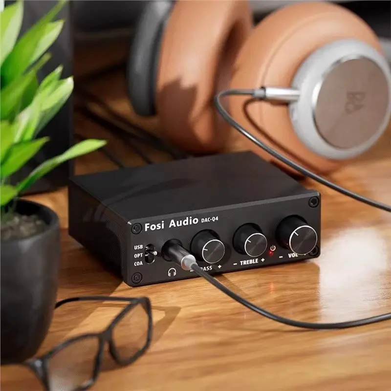 A55T DAC-A2 Hifi Audio Decoder For Amplifier USB Headphone Interface Coaxial Optical Output Stereo DAC For Active Speakers Gamin