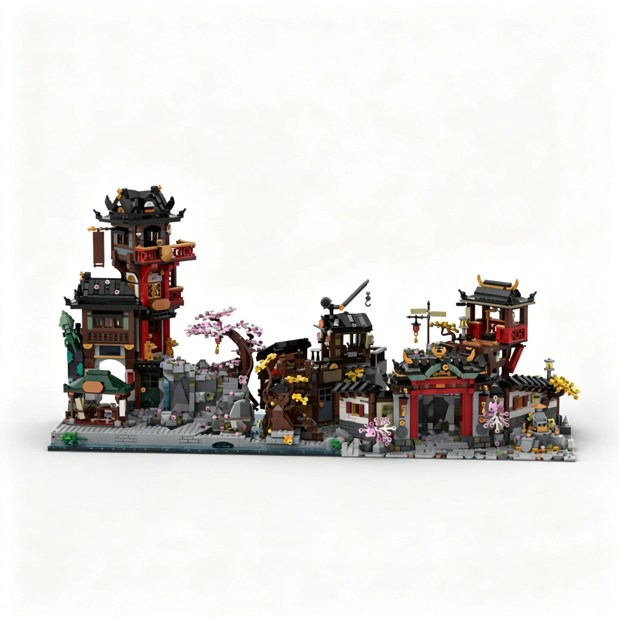 6266pcs MOC Ninjia City Old To - Art Craft Idea 评论和价格