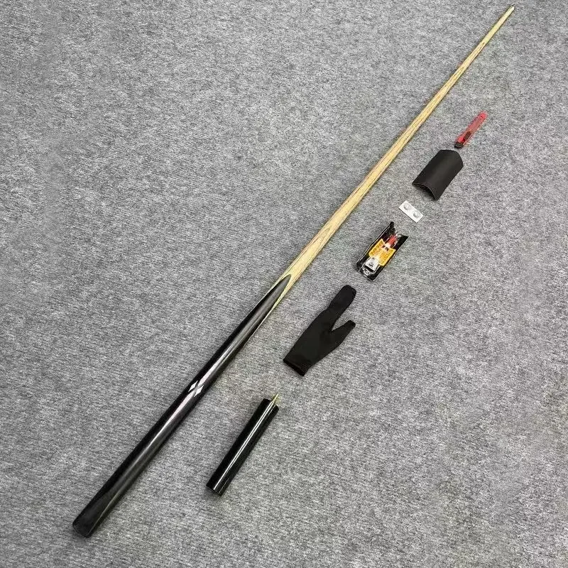 Paint-free Engraved Billiard Club 10mm Small Head Integrated Ares Pass Rod Chinese Black Eight Inlaid Billiard Club