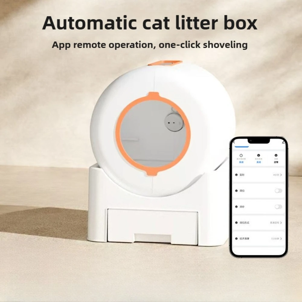 

Oversized Smart Cat Litter Box Fully Automatic Self Cleaning Electric Cat Toilet with Deodorizing Function