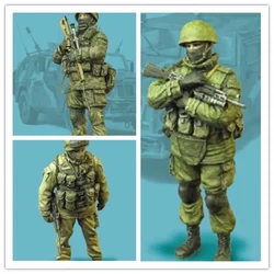 1/35 Scale Resin Figure Model Building Kits Russian Special Forces 3 Figures Miniature Toys Unassembled and Unpainted 973A