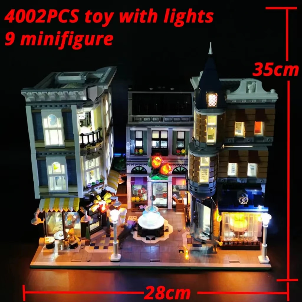 4002 PCS City Center Assembly Square Building Blocks Bricks Birthday Christmas Girls Toys Compatible With 10255 15019