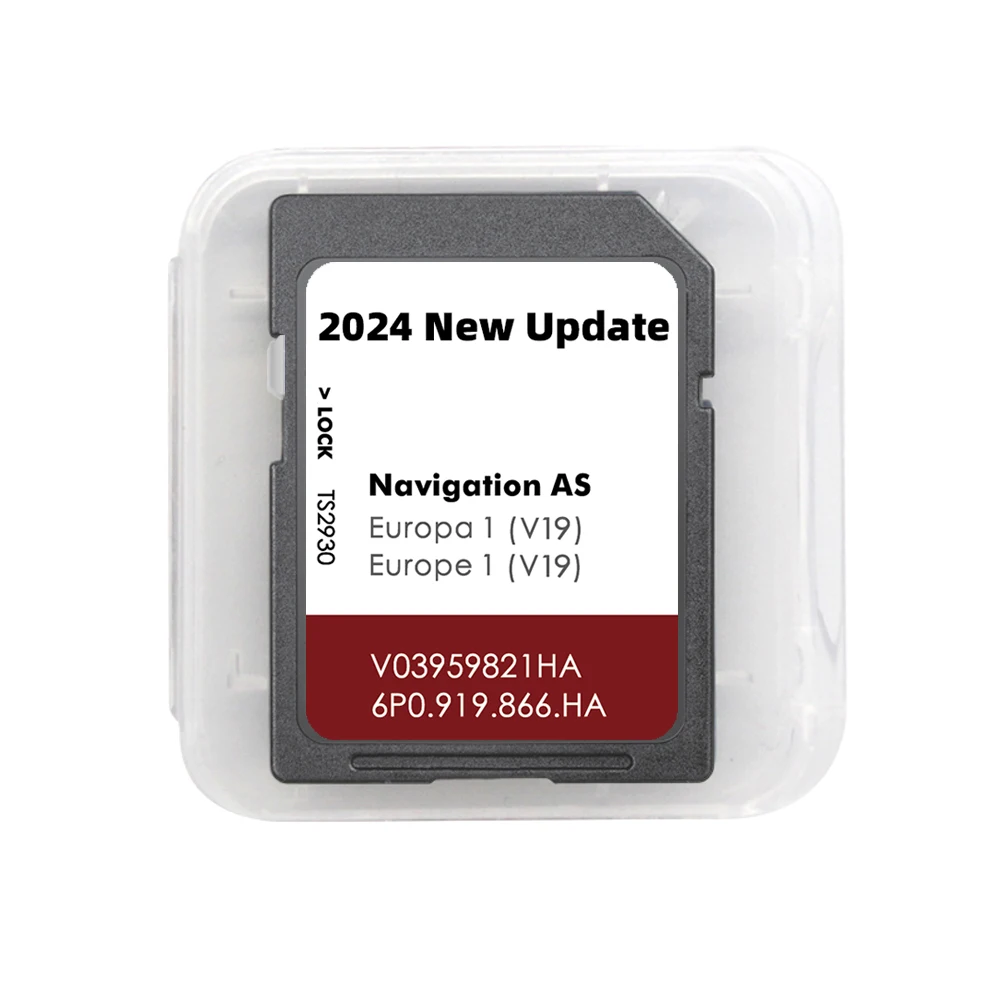 for Seat AS V19 Sat Nav 32GB Map Card Europe 2024 Navigation Leon Car SD Card V03959821HA 6P0919866HA