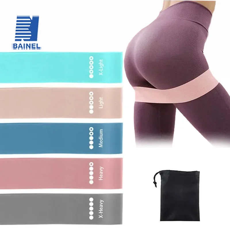 

5pcs/Set Resistance Sport Band Llightweight TPE Yoga Stretching Belt Multifunctional Portable Durable for Bodybuilding Equipment