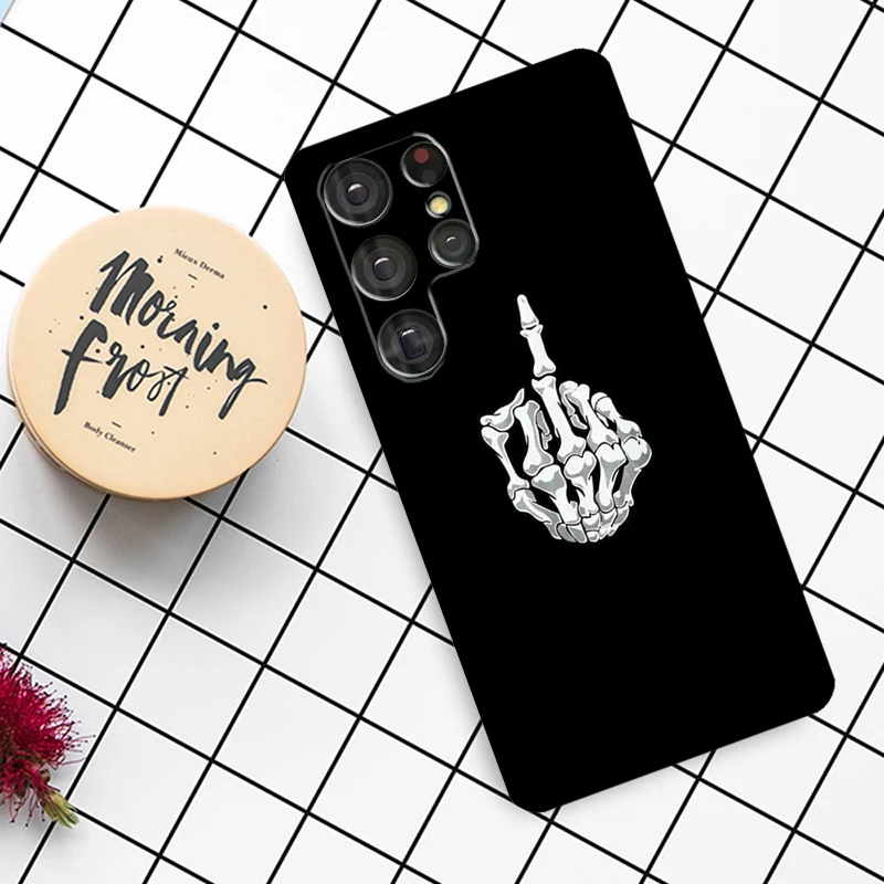 Middle Finger Case For Samsung Galaxy S26 FE S21 S22 S23 S24 S25 S26 Ultra S20 Plus S25 FE Phone Cover