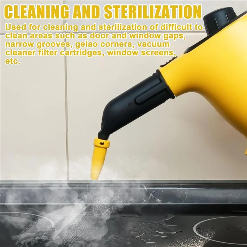 A61I لفرش ملحقات منظف البخار المتوافقة مع Karcher SC1 SC2 SC3 SC4 SC5 - فرشاة مستديرة، فوهة كبيرة، فرشاة مشتركة