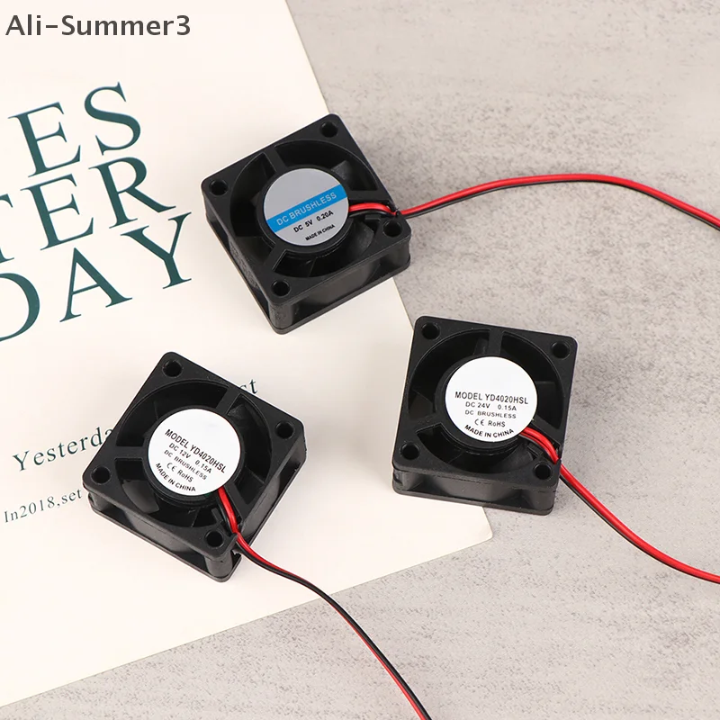 DC 5V/12V/24V Computer CPU Cooler Mini Ventola di raffreddamento 40MM Piccola ventola di scarico per stampante 3D ender 3 CR10