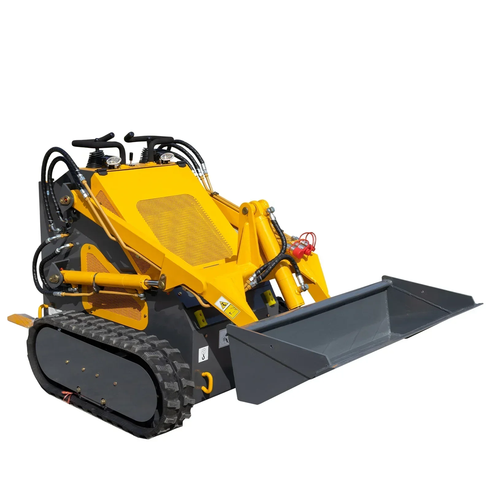 Small Crawler  Stump Grinder Attachment EPA CE Mini Skid Steer Loader