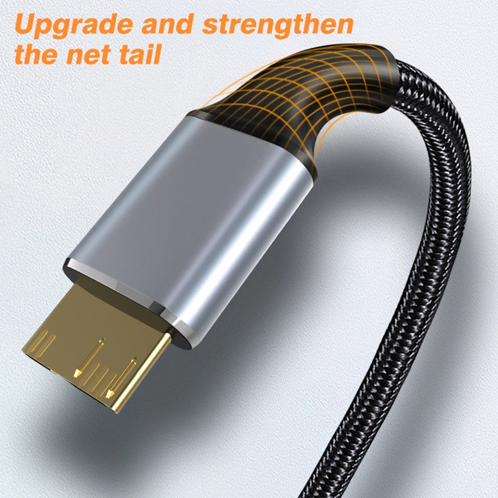 Kabel USB3.1 do Micro B USB C 3.0 kabel typu-C do Micro B 5Gbps kabel zewnętrzny dysk twardy do dysku twardego komputera