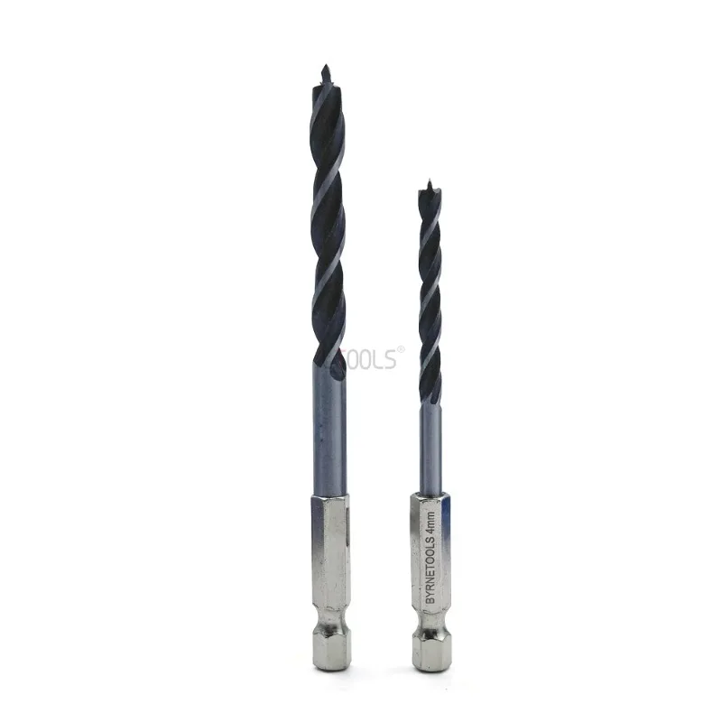 Woodworking Drill Bit Three-point High Hardness Fried Dough Twists Drilling Tool Wood Plastic Electric Hand Drill Drilling Kit