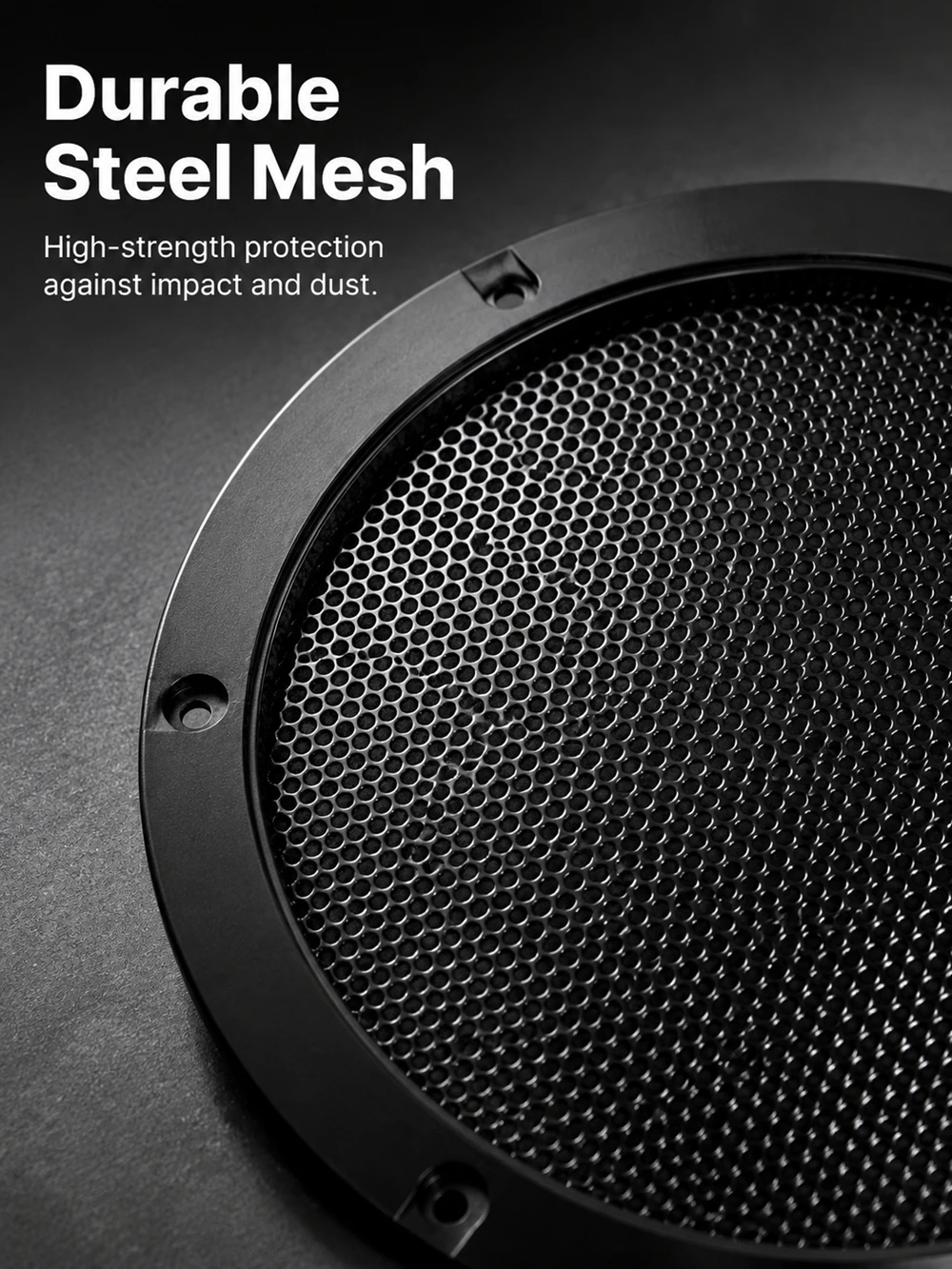 HIFIDIY LIVE 4 5 6 8 10 Zoll Lautsprecher-Netzabdeckung Hochwertige Auto- und Heim-Lautsprecherabdeckung Kunststoffrahmen Metall-Eisendraht-Gitter – Detail 2