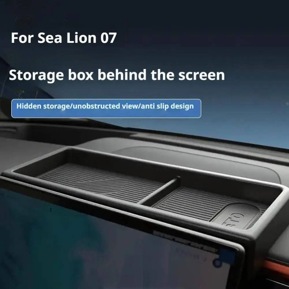 Organizzatore della console centrale per auto per BYD Seal 07 EV Accessori per console centrale per auto Dettagli interni Vassoio portaoggetti per interni auto