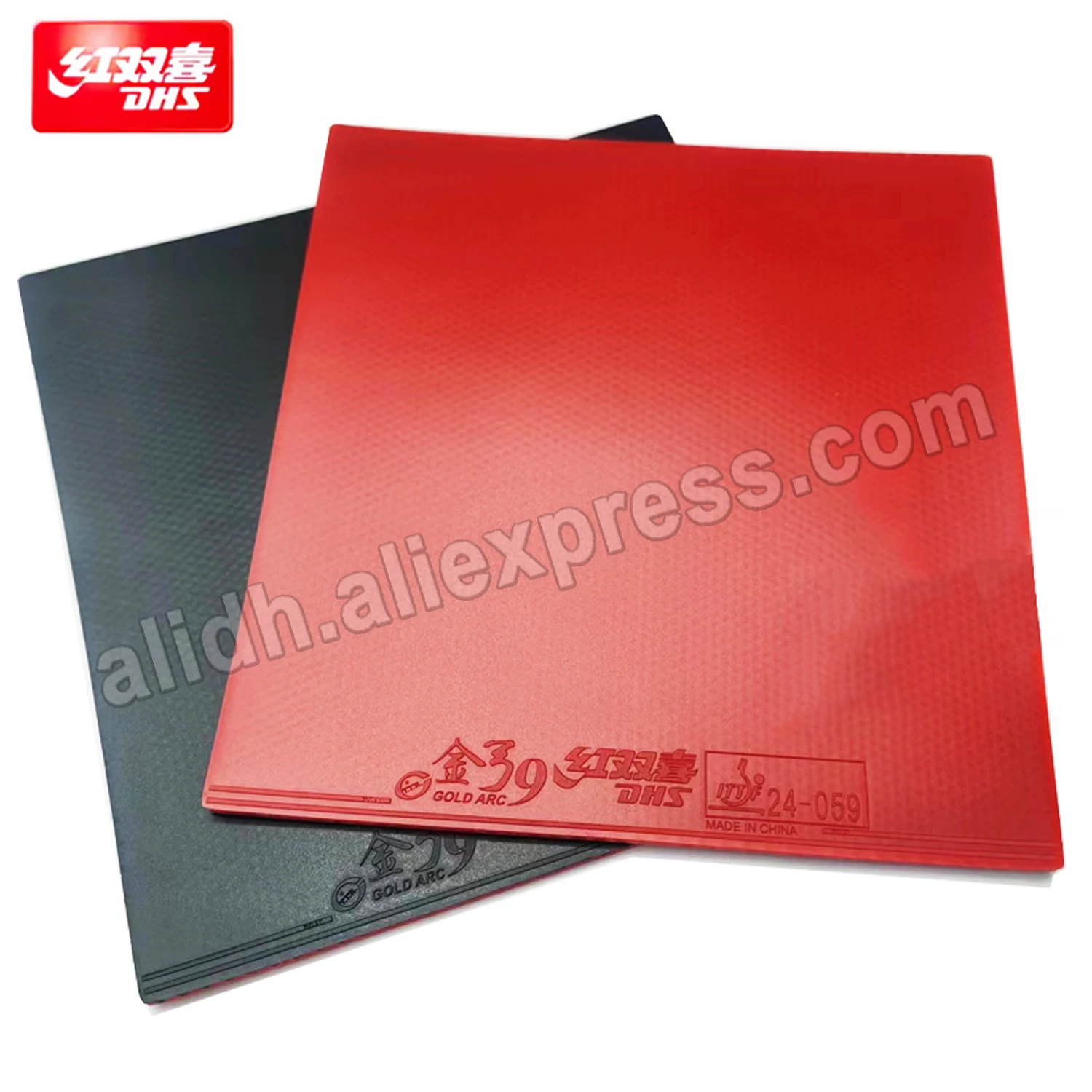 

DHS Gold Arc 9 Goldarc9 Накладка для настольного тенниса Goldarc 9 Нелипкий резиновый лист для пинг-понга с предварительно настроенным DHS 80 # Губка для торта