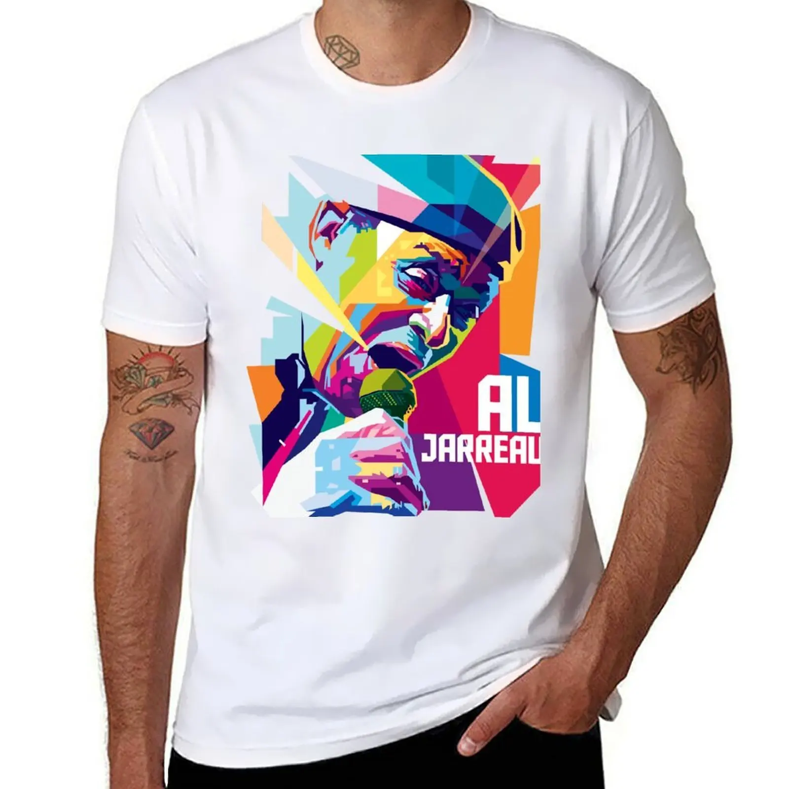 

Al Jarreau T-Shirt t shirt man luxury cotton tshirt 100% T-Shirt