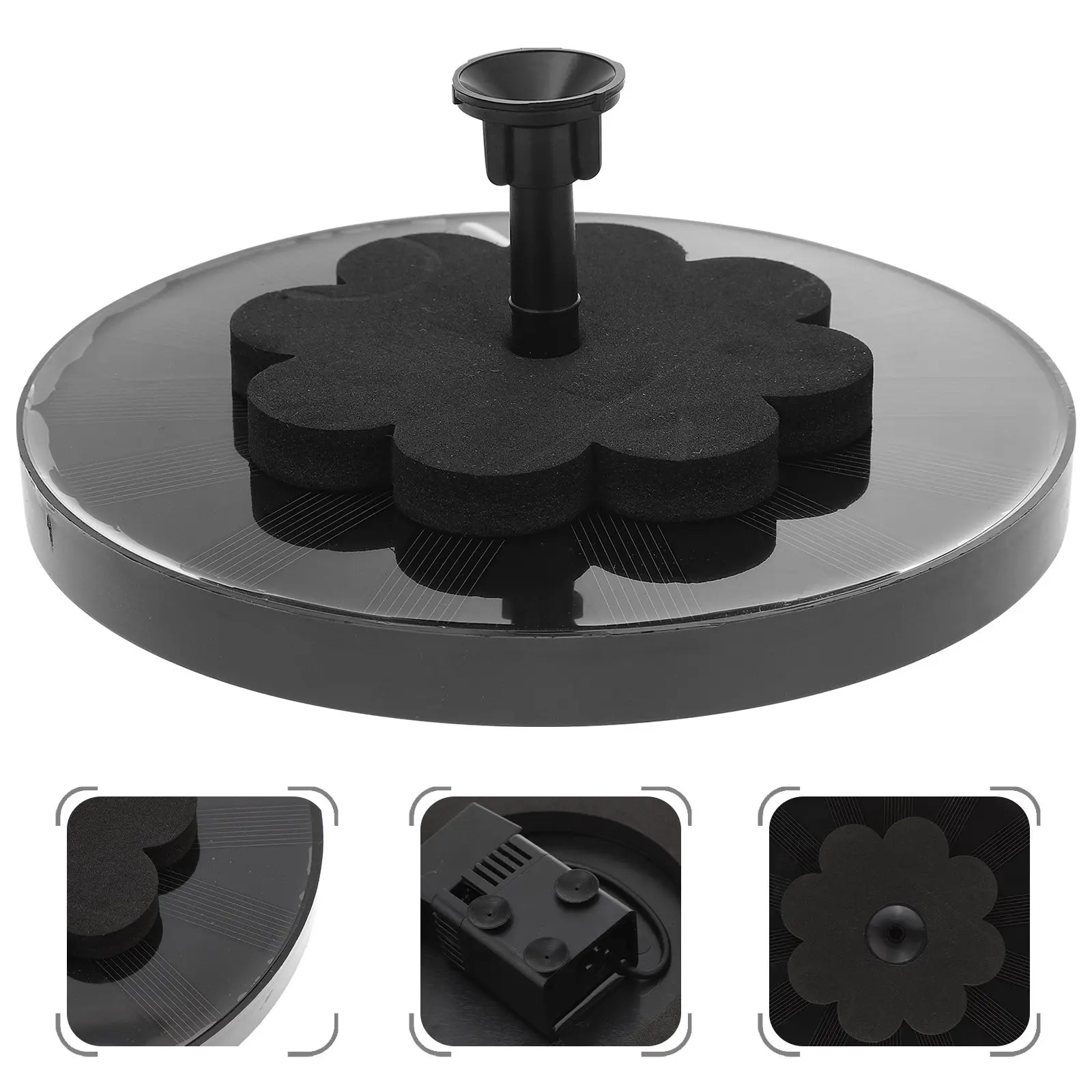 Floating Aerator for Pond Decorative Garden Fountain Solar Powered Water Pump Sprinkler