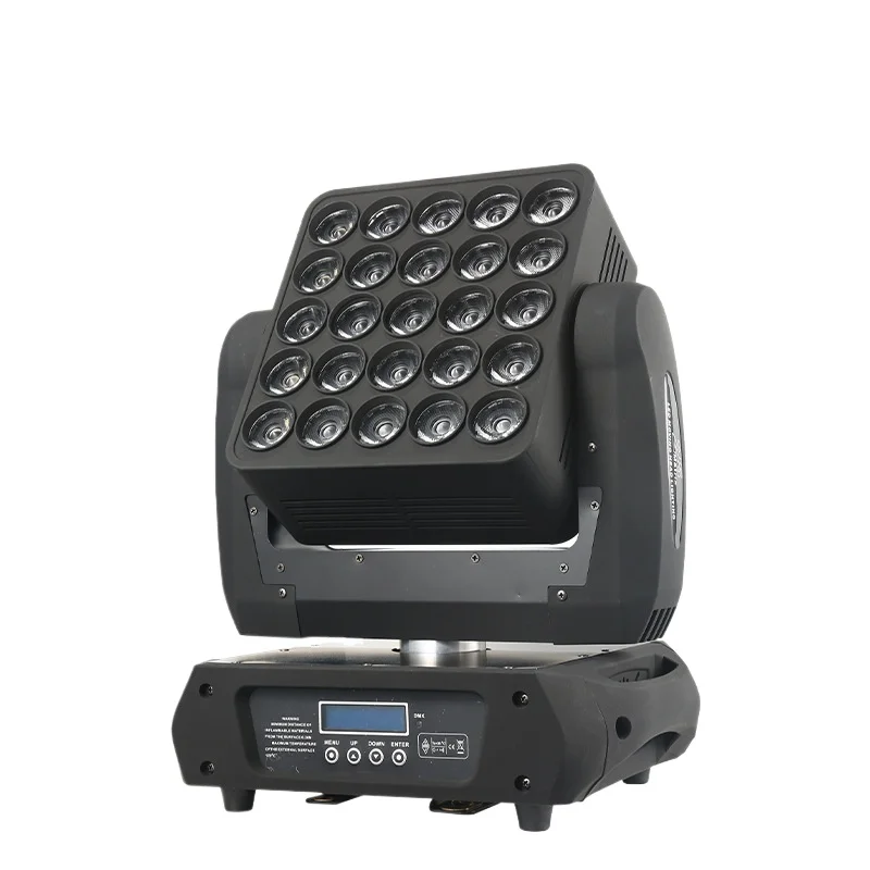 

25 matrix lights 25 heads full color led beam of light bar performance stage lighting shaking head background dyeing