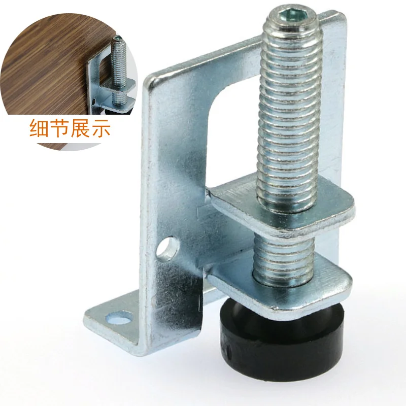 4 stücke 0-5cm Schraube möbel einstellbare schrank beine stahl Tisch Sofa Metall Nivellierung Meter Ecke Halterung Boden schutz Hardware