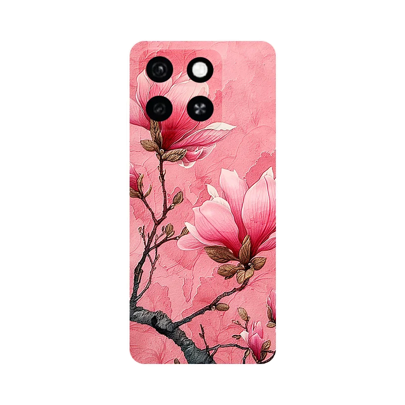 For ZTE Blade A35 Case Flowers Wolf Soft Silicone Phone Cover for ZTE Blade A35 A 35 Coque BladeA35 Shockproof Fundas