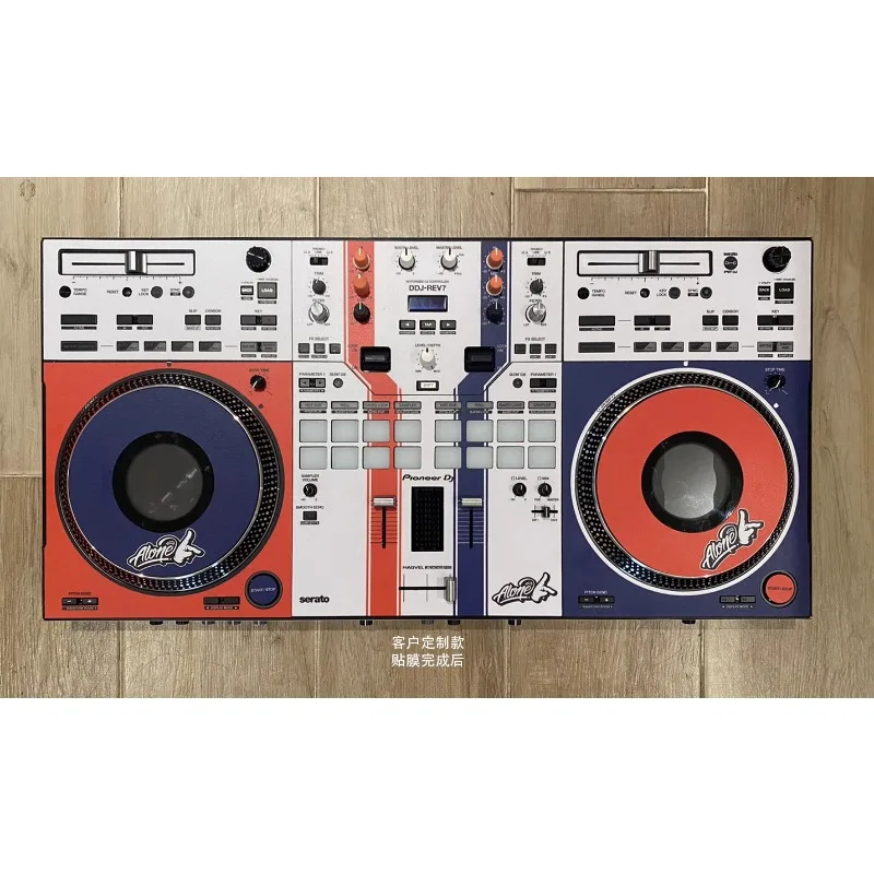 Pioneer DDJ-REV7 DJ Controller Panel Film. Pioneer Disc Player Colorful Sticker(the Product Is Only Self-adhesive Film)