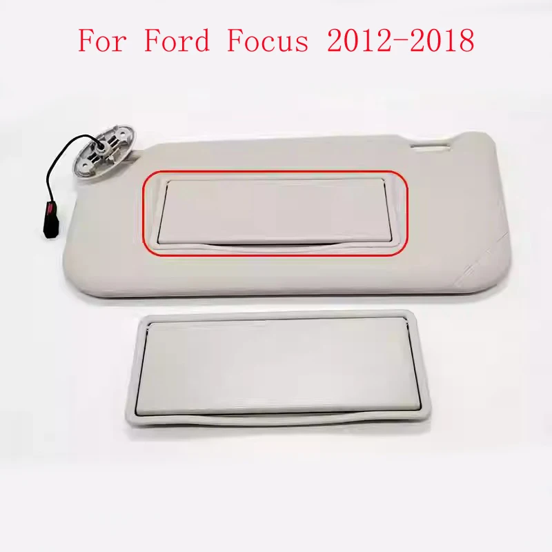 

1PC grey for Ford Focus 2012-2018 sunshade, makeup mirror frame, mirror cover, driver's makeup lamp cover