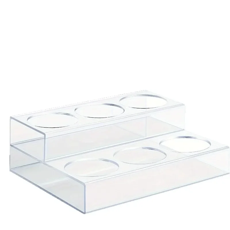 Acrylic tabletop wine rack coffee bar storage rack seasoning red wine wine display rack