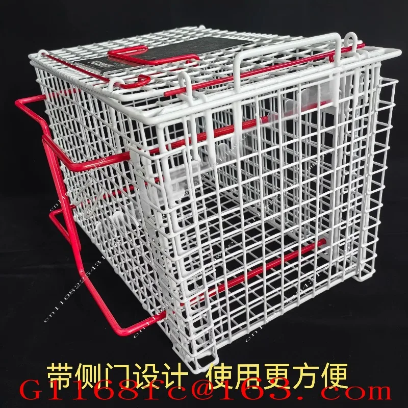 Pet Restraint Cage, Humane Rescue for Cats and Dogs, Scratch Resistant, Easy To Clean, Safe for Stray Animals