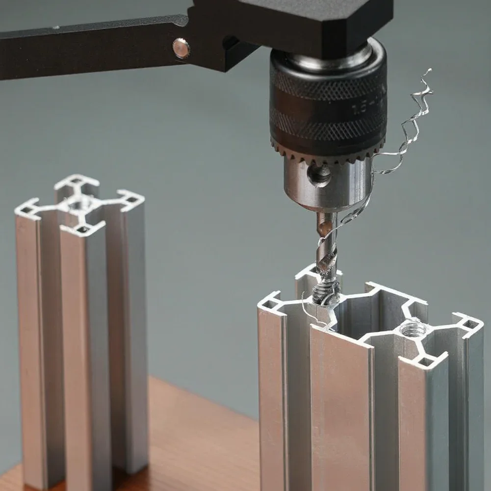 Aluminum Cantilever Tapping Support Arm for Hand Drills with Compact Dimensions Suitable for Workshop and Field Use