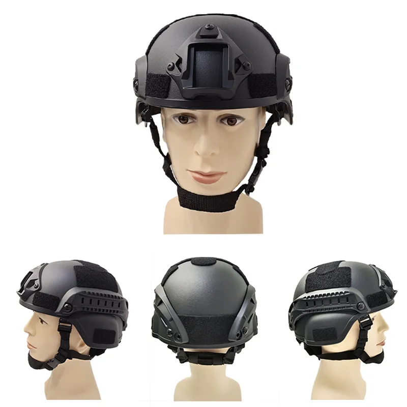 Outdoor Sports Tactical Helmet Short Vents Safety Motorcycle Outdoor Covers Fast Full Face Helmet Equipment for Cycling & Game