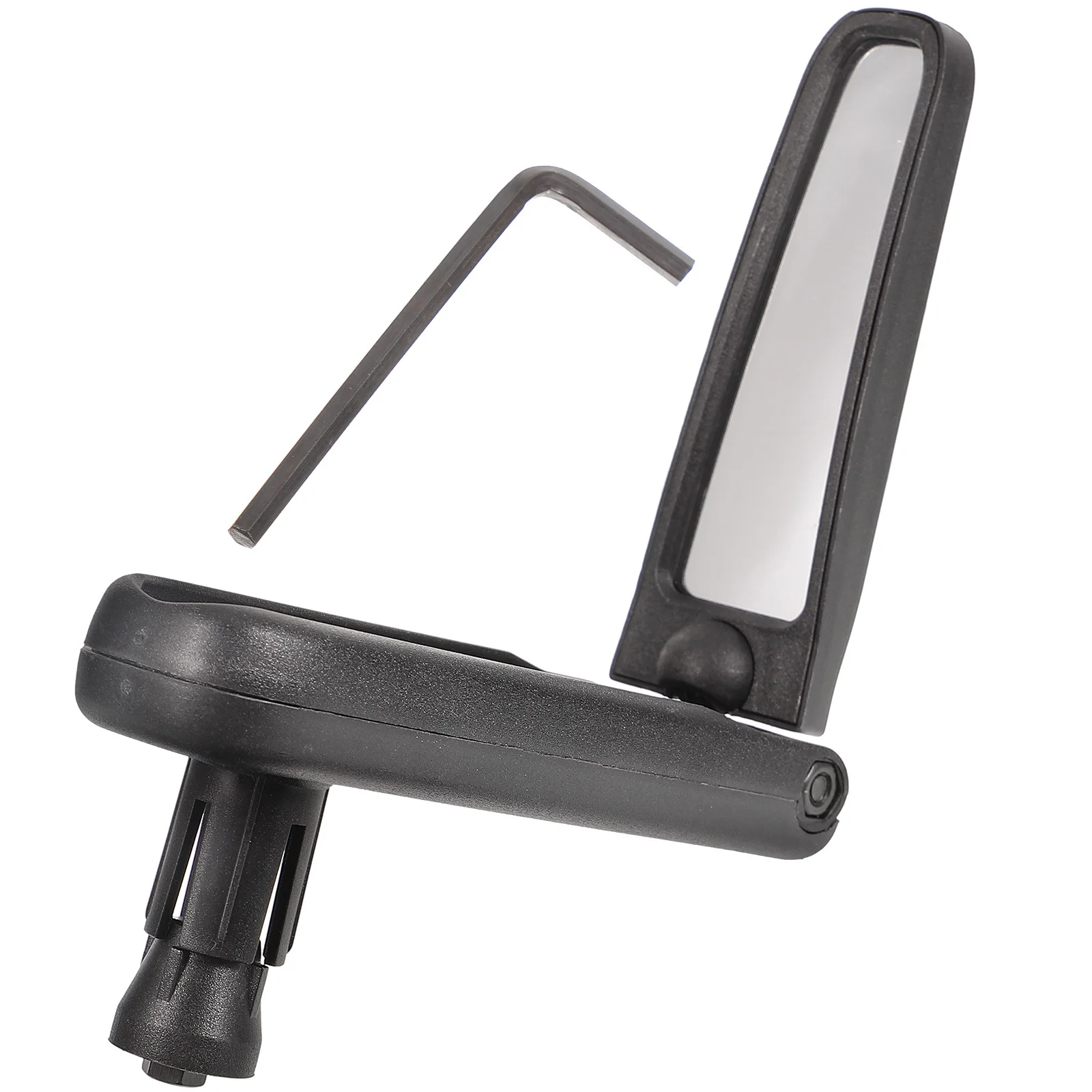 Bike Rear View Mirror Adjustable Foldable Handlebar Mount Plastic Acrylic Durable Lightweight Cycling Accessories