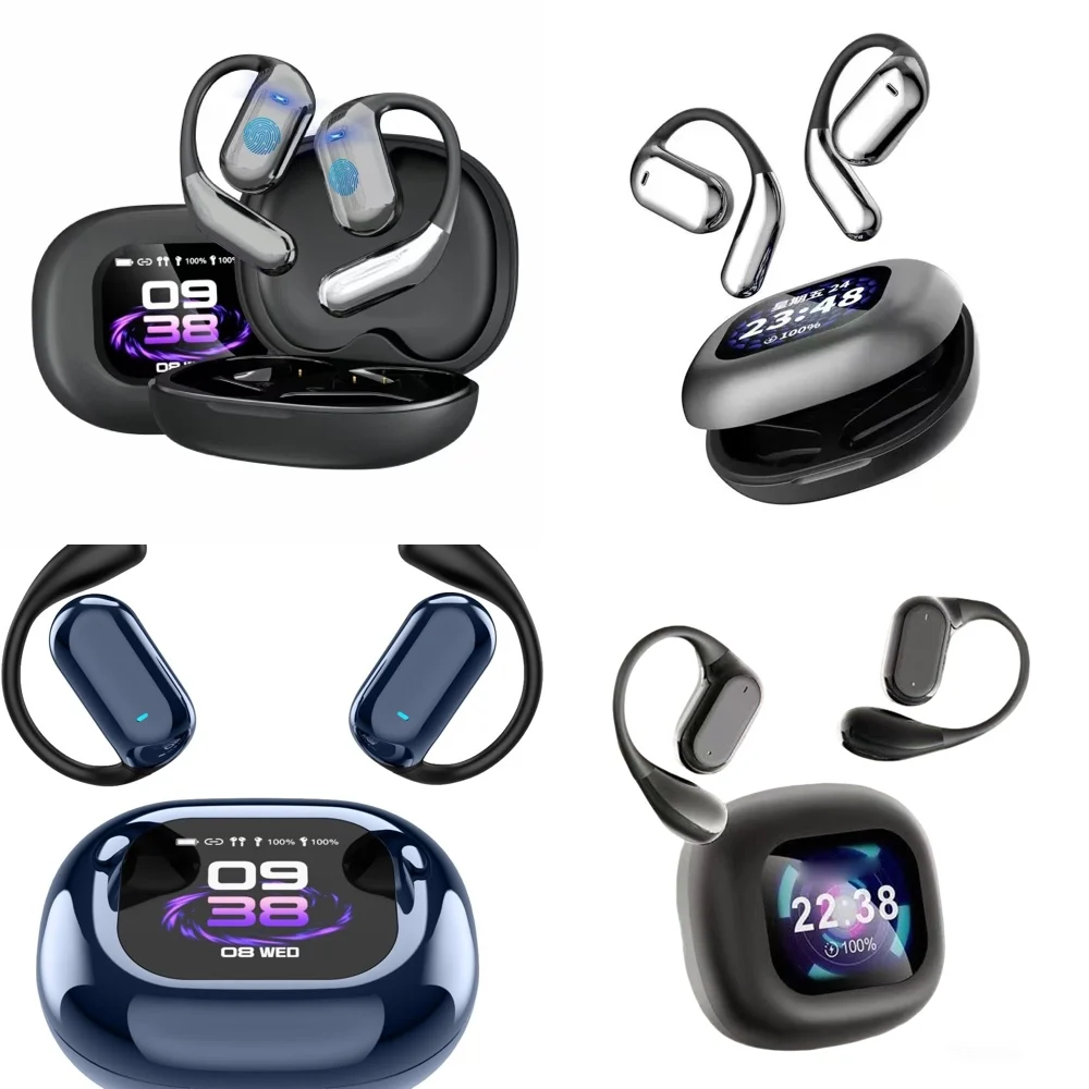 

UYUXIO OWS AI Language Translator Wireless Earphone for iPhone Android with 144 Online Languages Real Time Translation Earbuds