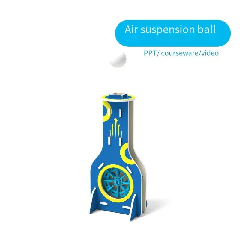 

STEM 3D Assembly Air Suspension Ball Science Experiment Steam Teaching Handmade DIY Student Classroom Tool Aerodynamics Learning