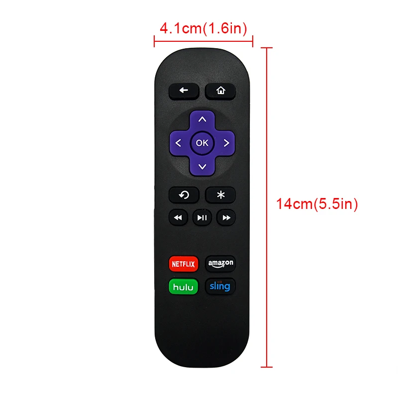 Rc680 Remote Control for Roku Express, for Roku Premiere, for Roku Box, for Roku Play Roku 1 2 3 4 [Not for Any Stick Or TV]]