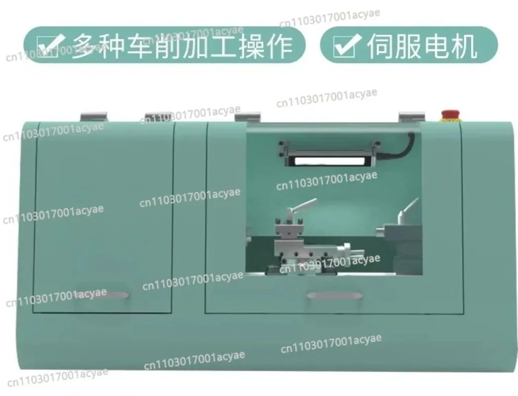 High Precision Small CNC Lathe – 9kg Axis CNC Machine Tool for Threading & Metal Turning