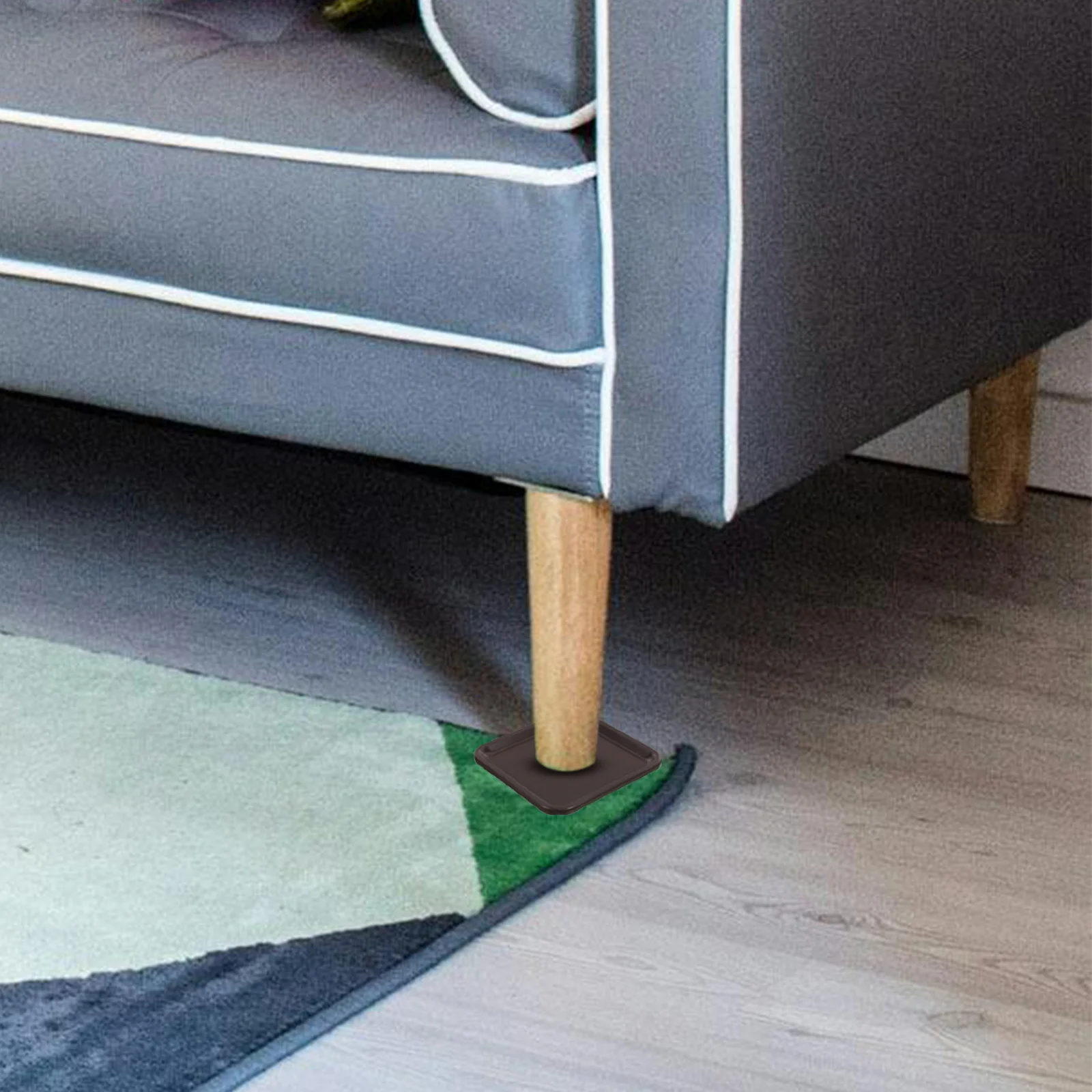 

8pcs Square Felt Furniture Leg Protectors For Hardwood Carpet Floors Chairs Tables Sofas Piano Furniture Sliders Chair Foot Caps